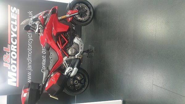 Ducati Multistrada 1200S Touring 2016 MY. Evotech Radguard, Heated Grips